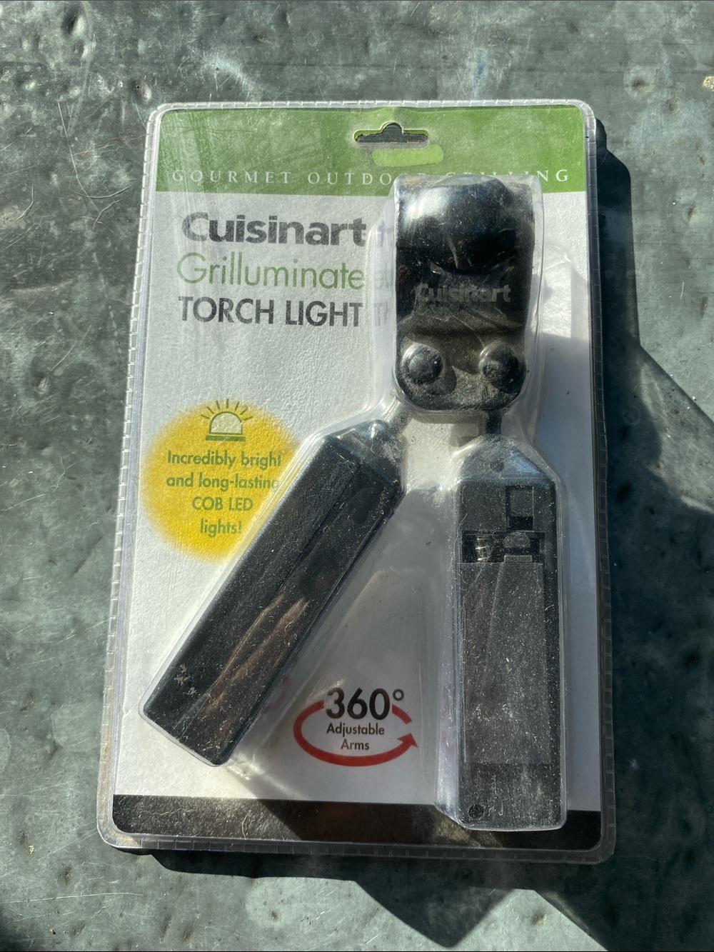 Cuisinart Black Grilluminate Torch Light with Adjustable Arms